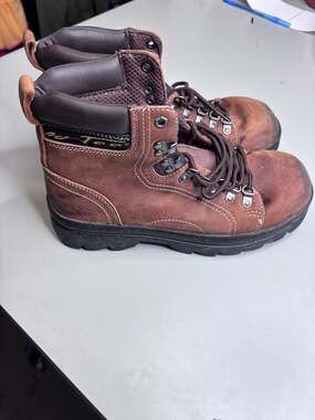 AdTec 1987 6-Inch Men's Leather Hiker Work Boots size 9